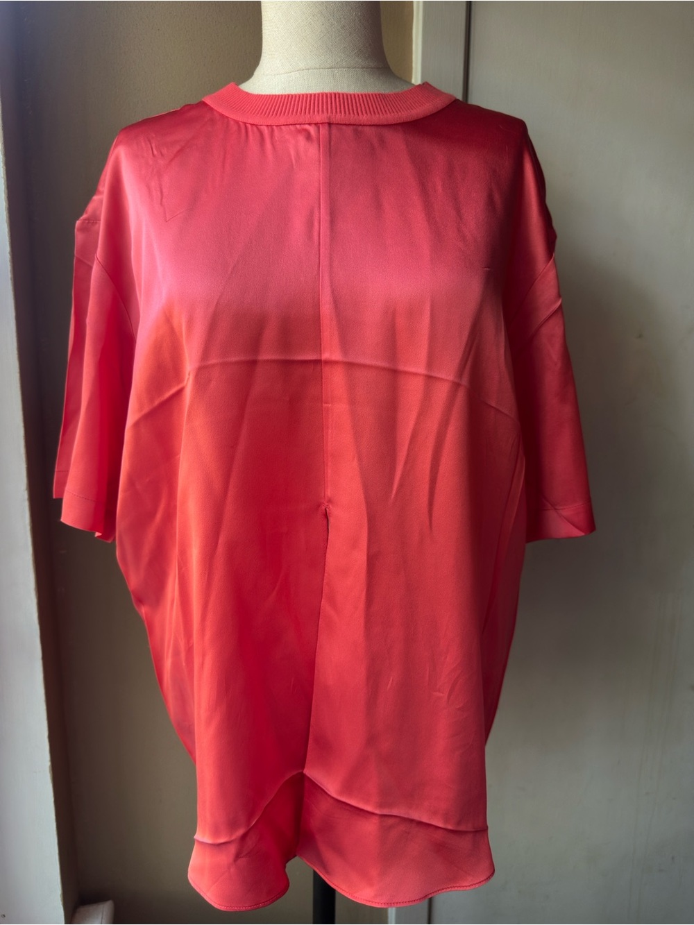 NakedCashmere Coral Short Sleeve Relaxed Tee